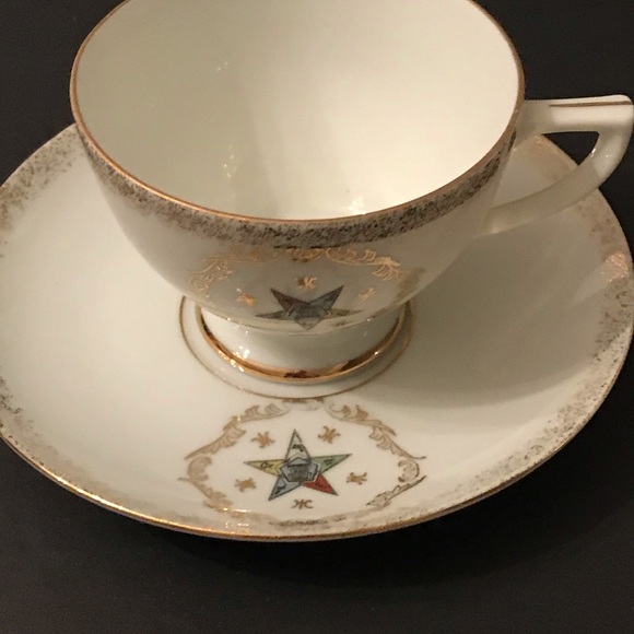 F.N. Kistner “Temple Treasures” OES Masonic Teacup - Picture 8 of 12